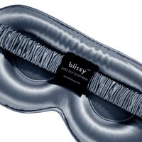Blissy Mulberry Silk Sleep Mask – Ash Blue