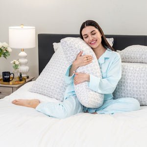 King Crescent Signature Adjustable Pillow – Blissy Premium Silk