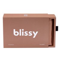 Blissy Cinnamon Silk Pillowcase Detail – King