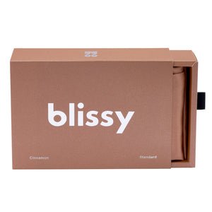 Blissy Cinnamon Silk Pillowcase Detail – King