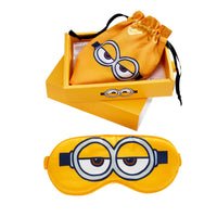 Blissy Sleepyhead Minion Silk Sleep Mask Detail –