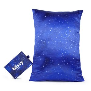 Blissy Mulberry Silk Pillowcase – Night Sky Queen