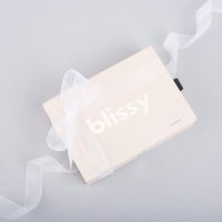 Blissy White Silk Pillowcase Detail – Standard