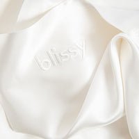 King White Pillowcase – Blissy Premium Silk