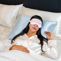 Blush Sleep Mask – Blissy Premium Silk