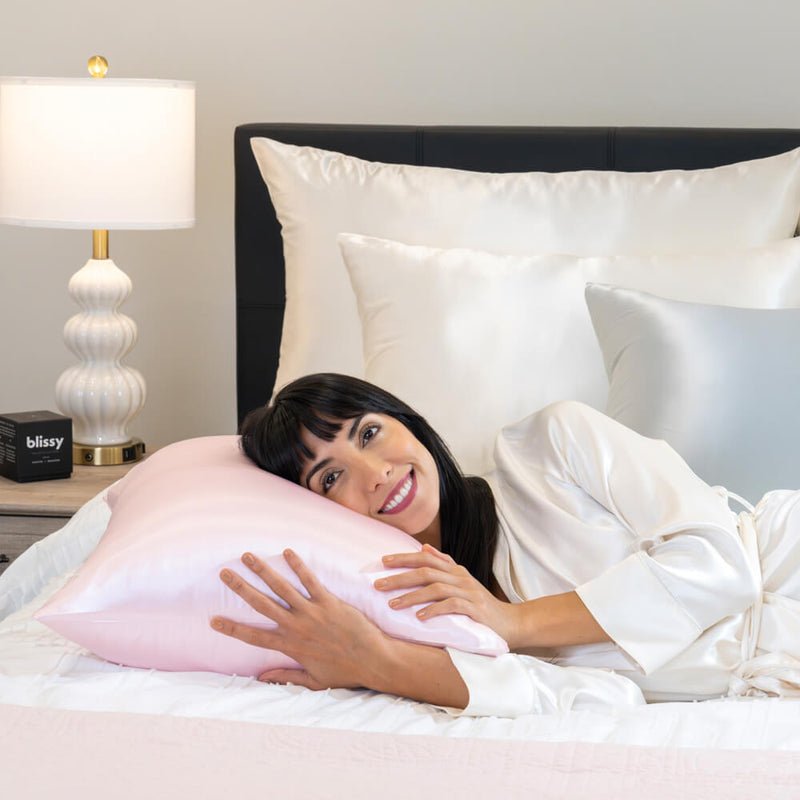 Blissy Mulberry Silk Pillowcase – Blush Standard