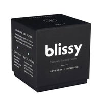 Blissy Lavender & Eucalyptus Silk Blissy Candle Detail –