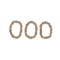 Blissy Mulberry Silk Blissy Skinny Scrunchies – Champagne