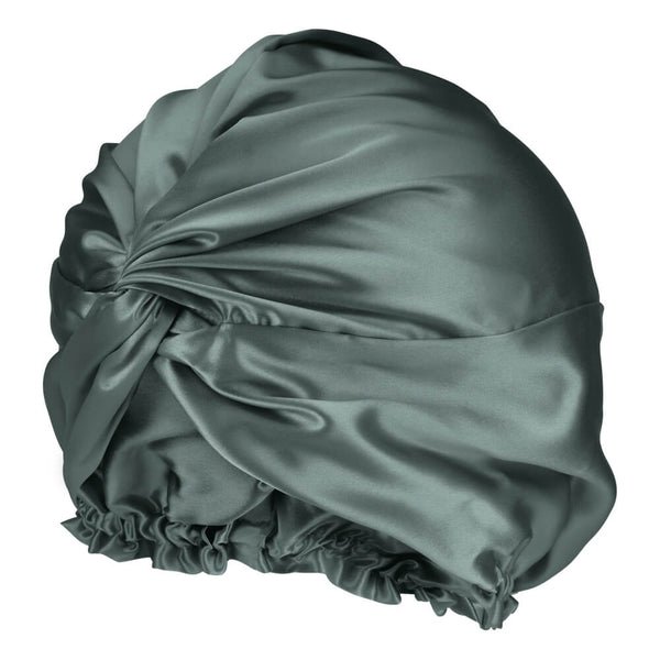 Matcha Blissy Bonnet Close-Up – Blissy 22 Momme Silk