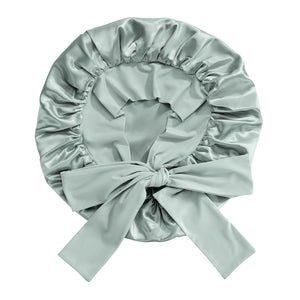 Blissy Mulberry Silk Blissy Bow Bonnet – Matcha