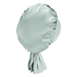 Blissy Matcha Silk Blissy Bow Bonnet Detail –
