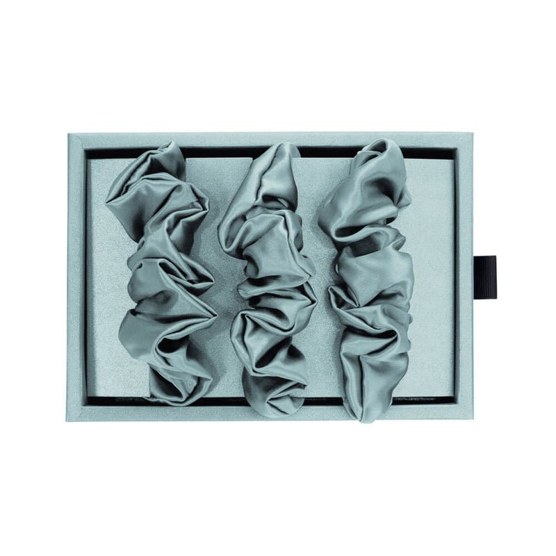 Blissy Mint Silk Blissy Scrunchies Detail –