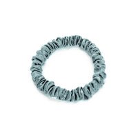 Mint Blissy Skinny Scrunchies Close-Up – Blissy 22 Momme Silk