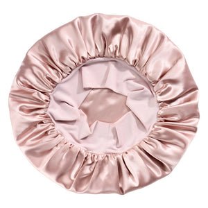 Blissy Mulberry Silk Blissy Halo Bonnet – Pink