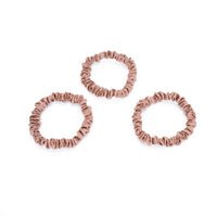 Blissy Pink Blissy Skinny Scrunchies Lifestyle – Mulberry Silk
