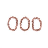 Blissy Mulberry Silk Blissy Skinny Scrunchies – Pink