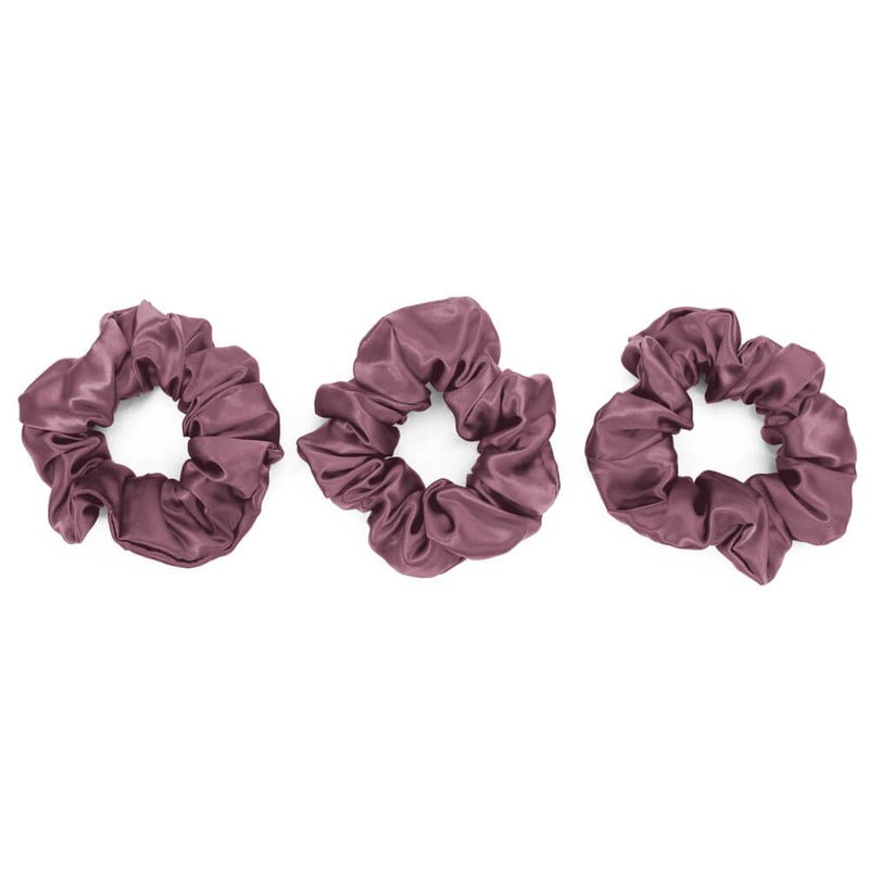 Blissy Mulberry Silk Blissy Scrunchies – Plum