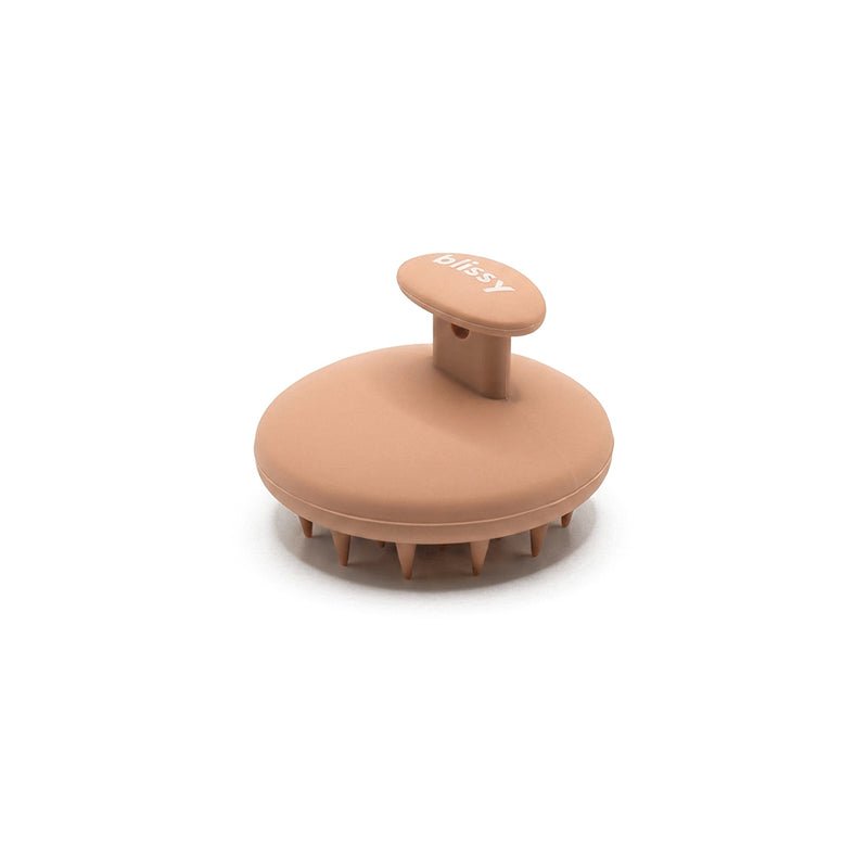 Blissy Nude Blissy Scalp Massage Brush Lifestyle – Mulberry Silk