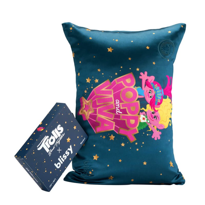 Blissy Trolls Silk Pillowcase Detail –