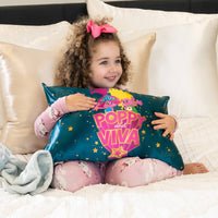 Blissy King Trolls Pillowcase Lifestyle – Mulberry Silk