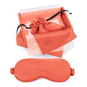 Sunrise Sleep Mask Close-Up – Blissy 22 Momme Silk