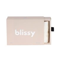 White Pillowcase Close-Up – Blissy 22 Momme Silk