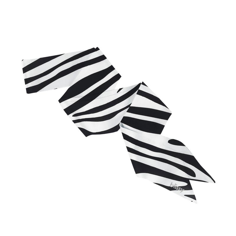 Zebra Blissy Hair Ribbon – Blissy Premium Silk