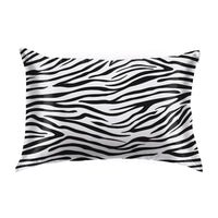 Blissy King Zebra Pillowcase Lifestyle – Mulberry Silk