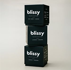 Lavender & Eucalyptus Blissy Candle – Blissy Premium Silk