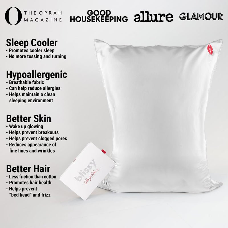 Marilyn Monroe™ Mulberry Silk Pillowcase – Blissy King