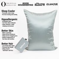 Matcha Mulberry Silk Pillowcase – Blissy Standard