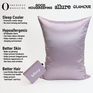 Plum Mulberry Silk Pillowcase – Blissy King