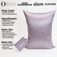 Plum Mulberry Silk Pillowcase – Blissy Standard