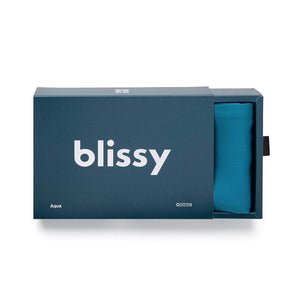 King Aqua Pillowcase – Blissy Premium Silk