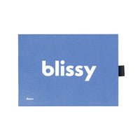 Blissy King Azure Pillowcase Lifestyle – Mulberry Silk
