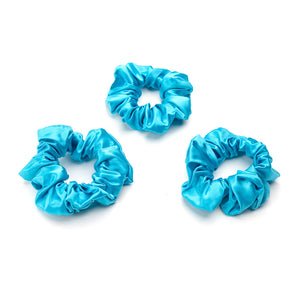 Bahama Blue Mulberry Silk Blissy Scrunchies – Blissy
