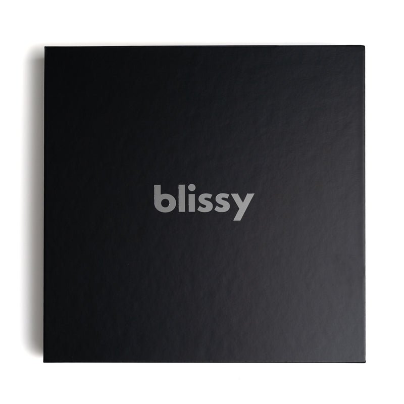 Blissy Champagne Silk Blissy Dream Set Detail – Queen