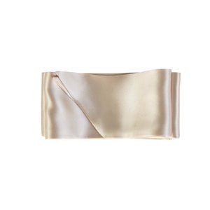 Blissy Champagne Silk Blissy Hair Ribbon Detail –