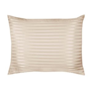 Blissy Mulberry Silk Pillowcase – Champagne Striped King