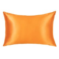 Blissy Coral Silk Pillowcase Detail – King