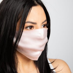 Pink Mulberry Silk Face Mask – Blissy