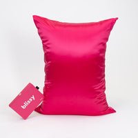 Blissy Hibiscus Silk Pillowcase Detail – King