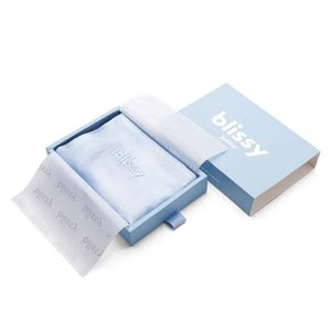 Baby Blue Pillowcase – Blissy Premium Silk