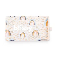 Blissy Rainbow Pillowcase Lifestyle – Mulberry Silk