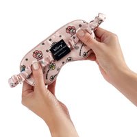 Pink Bello Daisy Minions Junior Sleep Mask Close-Up – Blissy 22 Momme Silk