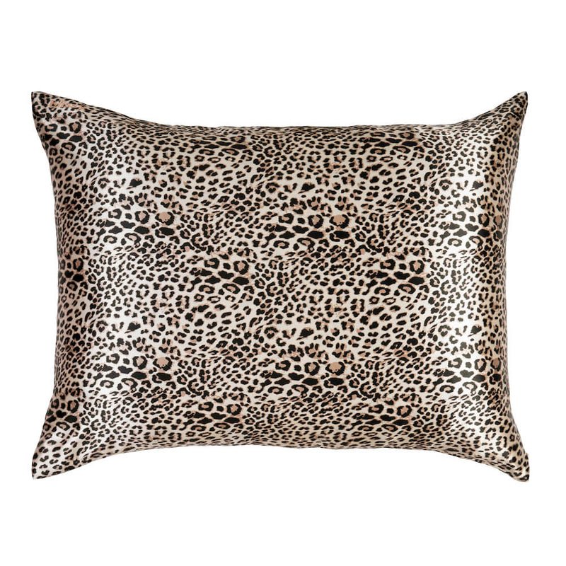 Blissy Mulberry Silk Pillowcase – Leopard Queen