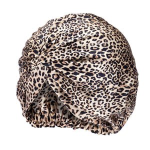 Blissy Mulberry Silk Blissy Bonnet – Leopard