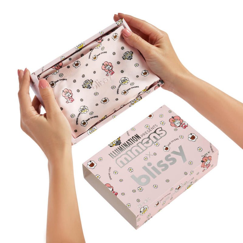 Pink Bello Daisy Minions Pillowcase – Blissy Premium Silk