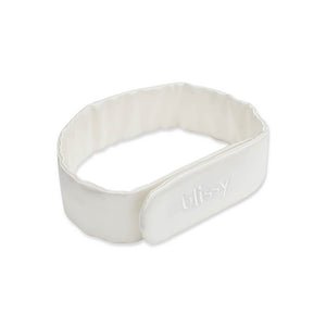 White Blissy Beauty Band Close-Up – Blissy 22 Momme Silk