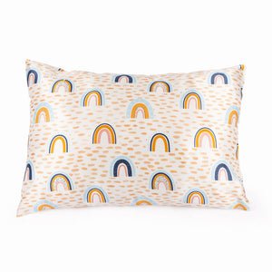 Rainbow Pillowcase Close-Up – Blissy 22 Momme Silk